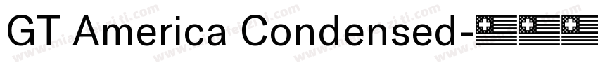 GT America Condensed字体转换